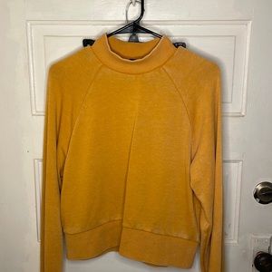 Mustard yellow turtle neck sweater